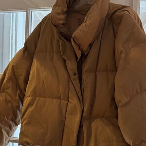 Banana Republic Women's Tan Puffer Jacket